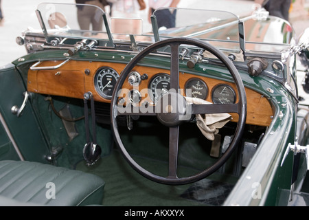 Lagonda LG 45, vintage car meeting, Schwetzingen, Baden-Wuerttemberg, Germania Foto Stock