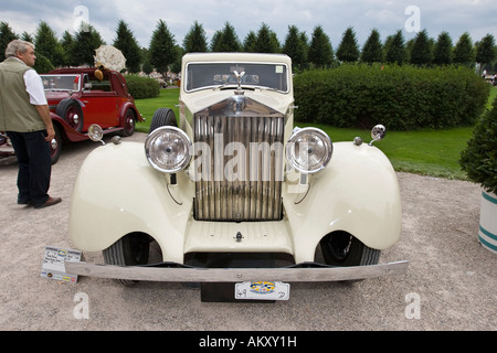 Rolls Royce 20/25 speciale HP Touring Saloon, GB 1935, vintage car meeting, Schwetzingen, Baden-Wuerttemberg, Germania Foto Stock