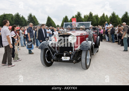 Hispano Suiza H6B Erdmann e Rossi, e 1928, Auto d'epoca, Gala Schwetzingen, Baden Wuerttemberg, Germania Foto Stock