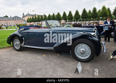 Talbot Lago T 26 Record Cabriolet Worblaufen, CH 1947, Auto d'epoca, Gala Schwetzingen, Baden Wuerttemberg, Germania Foto Stock