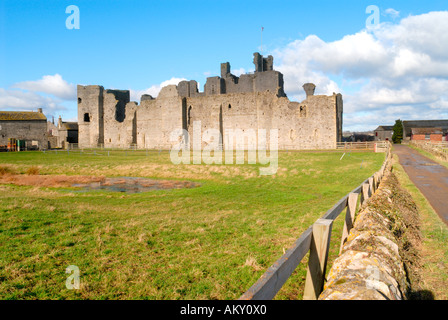 Middleham Castle, Middleham, North Yorkshire Foto Stock