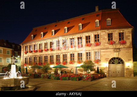 Il municipio, Bad Kissingen, Rhoen, Franconia, Baviera, Germania Foto Stock