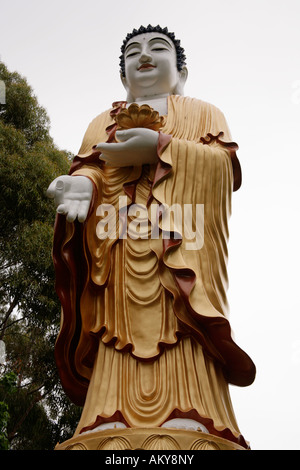 Statua di Buddha in motivi di Nan Tien tempio buddista, Berkeley, Nuovo Galles del Sud. Foto Stock