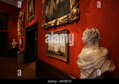 Arte nel museo Mauritshuis a L'Aia Paesi Bassi Foto Stock