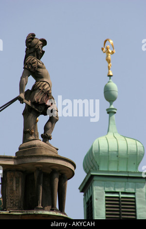 Statua nel Municipio di Brema, Germania, Europa Foto Stock