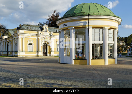 Frantiskovy Lazne Spa, Franzensbad, west Bohemia Repubblica Ceca Foto Stock