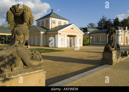 Frantiskovy Lazne Spa, Franzensbad, west Bohemia Repubblica Ceca Foto Stock