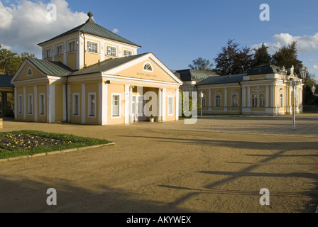 Frantiskovy Lazne Spa, Franzensbad, west Bohemia Repubblica Ceca Foto Stock