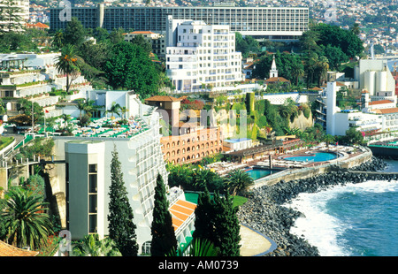 Vista di Funchal Madeira Portogallo Foto Stock