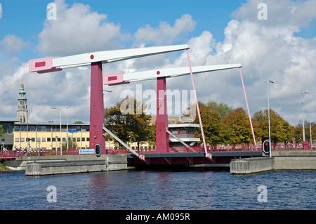 Schroebrug ponte mobile Middelburg Zeeland Olanda Paesi Bassi Foto Stock