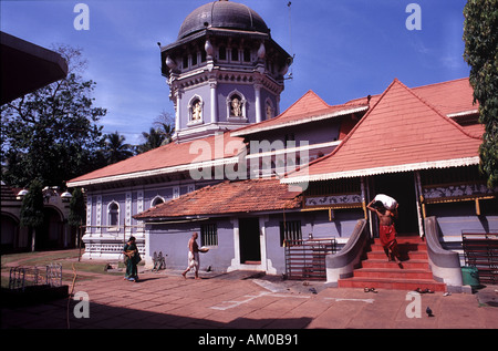 Sri Manguesh tempio indù a Goa nel sud dell'India Foto Stock