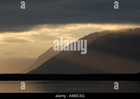 Lago Naknek, Katmai National Park, Alaska, STATI UNITI D'AMERICA Foto Stock