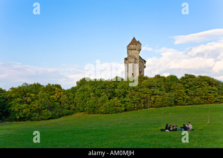 Castello Liechtenstein Maria Enzersdorf Moedling Austria Bassa Austria Foto Stock