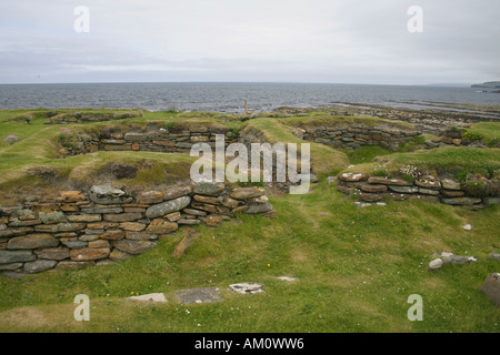 La Brough di Birsay sulle isole Orcadi, Scozia Foto Stock