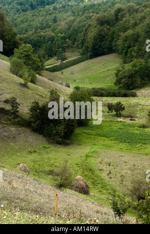 Campagna serba e montagne, vicino a Valjevo, West Serbia Foto Stock