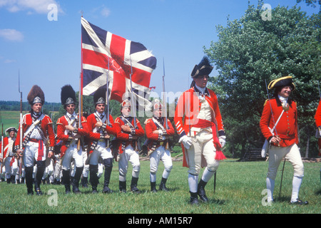 Guerra rivoluzionaria Rievocazione Storica Freehold New Jersey 218th anniversario della battaglia di Monmouth 1779 Foto Stock