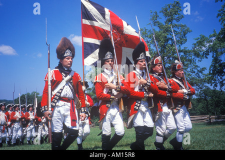 Guerra rivoluzionaria Rievocazione Storica Freehold New Jersey 218th anniversario della battaglia di Monmouth 1780 Foto Stock