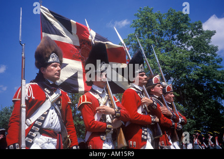 Guerra rivoluzionaria Rievocazione Storica Freehold New Jersey 218th anniversario della battaglia di Monmouth 1781 Foto Stock