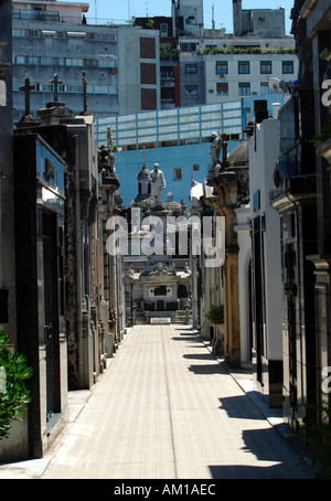 Cementerio de la Recoleta Buenos Aires Argentina Foto Stock