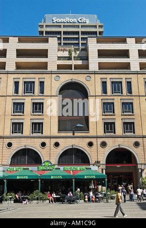 Nelson Mandela Square, il centro commerciale Sandton City, Johannesburg, Sud Africa e Africa Foto Stock