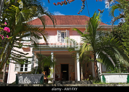 Architettura coloniale in Hell-Bourg, caldera Cirque de Salazie, La Reunion Island, Francia, Africa Foto Stock