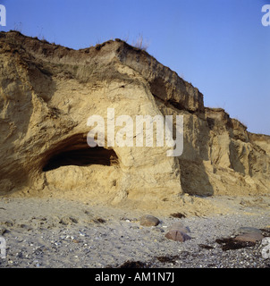 Geografia / viaggi, Germania, Schleswig-Holstein, Fehmarn, coste, cliff linea, del Mar Baltico, Europa, lo Schleswig Holstein, isola, c Foto Stock