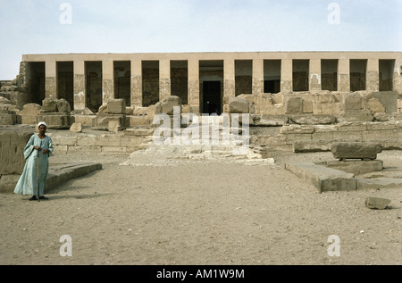 Geografia/viaggio, Egitto, Abydos, Tempio di Osiride, rimane dal tempo di re Seti i (circa 1304 - 1290 a.C., 19th dinastia), , Foto Stock