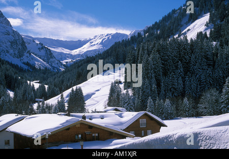 Baad, Kleinwalsertal, Vorarlberg, Austria Foto Stock