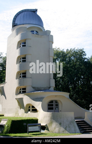 Torre Einstein nel parco della scienza " Albert Einstein", ex-osservatorio astrofisico, Telegraphenberg, Potsdam, Brandeburgo, Foto Stock