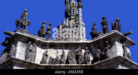 Francia parrocchia chiude enclos paroissial pleyben Finisterre Foto Stock