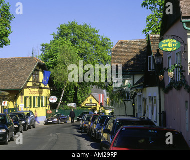 Geografia / viaggi, Austria, Vienna, gastronomia, taverne di Grinzing, street, quartiere dei vini, Additional-Rights-Clearance-Info-Not-Available Foto Stock