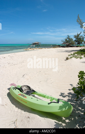 Spiaggia da piccola speranza Bay Lodge, fresche Creek, Andros, Bahamas, dei Caraibi Foto Stock