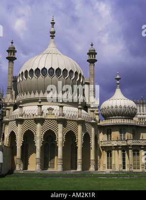 Geografia / viaggi, Gran Bretagna, Inghilterra, Brighton, castelli, Royal Pavilion, costruito: 1815 - 1822 da John Nash, dettaglio, vista esterna, Additional-Rights-Clearance-Info-Not-Available Foto Stock