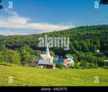 village of Waits River Vermont USA in Spring Foto Stock