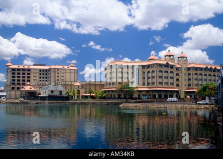 Maurizio. Port Louis. Le Caudan Waterfront shopping mall Foto Stock