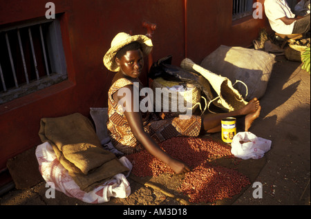 Mercato Nakasero Kampala Uganda Foto Stock