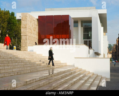 L'Ara Pacis Augustae progettato dall'architetto Richard Meier Roma Italia Foto Stock