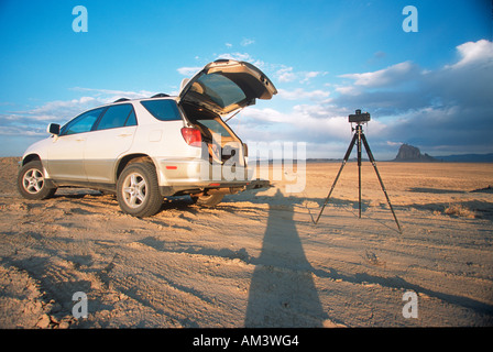 Joe Sohm s RX300 Lexus con telecamera panoramica in Wyoming Foto Stock