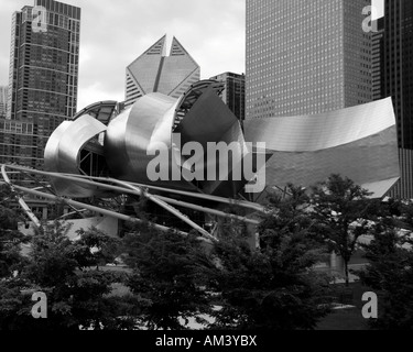 Jay Pritzker Pavillion Millenium Park Foto Stock