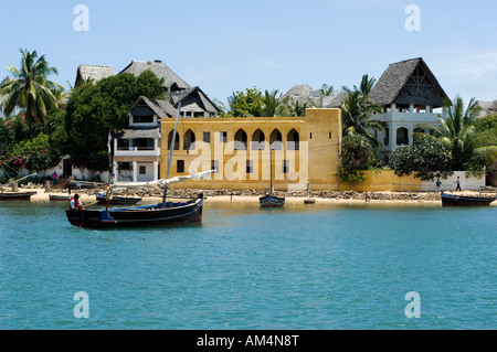 Kenya isola di Lamu, Shela village, l'hotel Kijani House Foto Stock