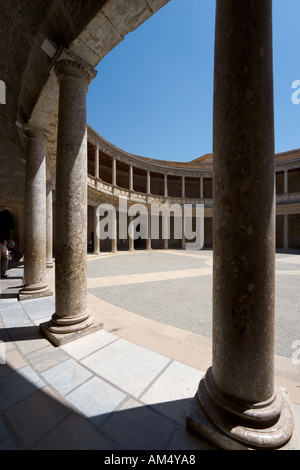 Palacio de Carlos V, Alhambra di Granada, Andalusia, Spagna Foto Stock