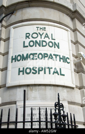 Il Royal London Homoeopathic Hospital ora Royal Hospital di Londra per la medicina integrata Great Ormond Street, England, Regno Unito Foto Stock