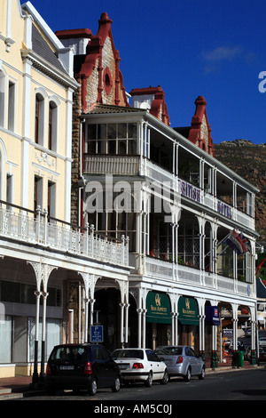 Sud Africa, Cape Peninsula, Città di Simon, il British Hotel facciata Foto Stock