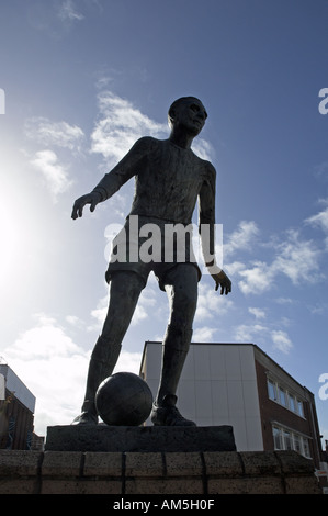 Sir Stanley Matthews scultura Hanley Foto Stock
