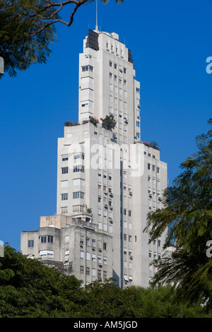 Kavanagh edificio - El edificio Kavanagh, Plaza San Martin generale, Parque del Retiro, Buenos Aires, Argentina Foto Stock