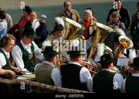 In Leonhardifahrt Thambach, Alta Baviera, Baviera, Germania Foto Stock