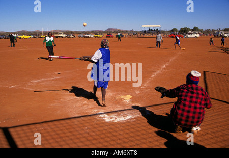 Sport aborigena carnevale outback Australia Foto Stock