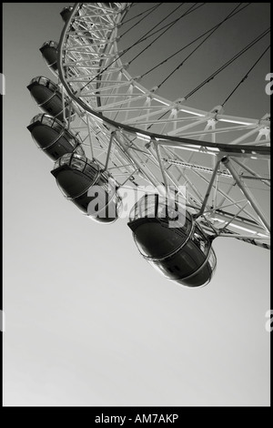 London Eye ruota panoramica London Inghilterra England Regno Unito Foto Stock