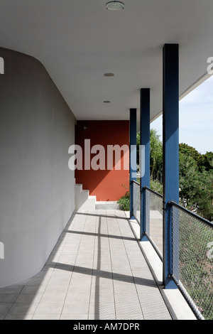 Entrata al museo Weissenhof a Le Corbusier house progettata 1927, Stoccarda, Baden-Wuerttemberg, Germania Foto Stock