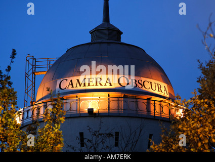 Camera Obscura, storico water tower, Muehlheim, alla Ruhr, NRW, Germania Foto Stock